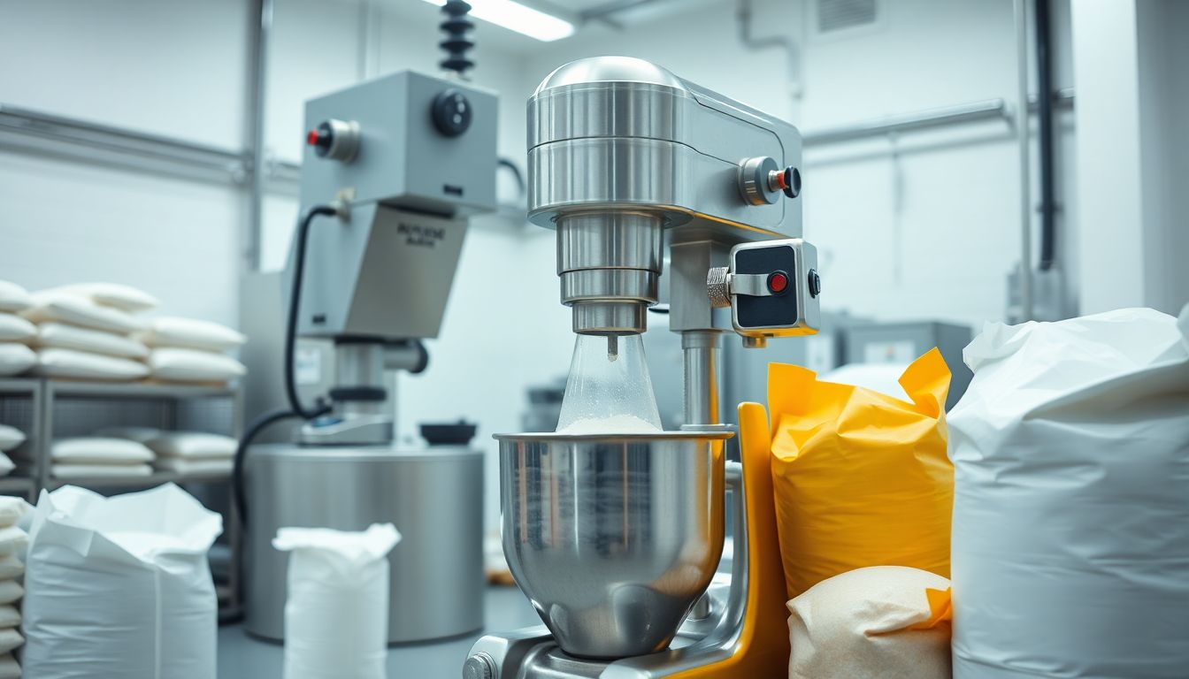 Mezcladoras de Polvo para Alimentos